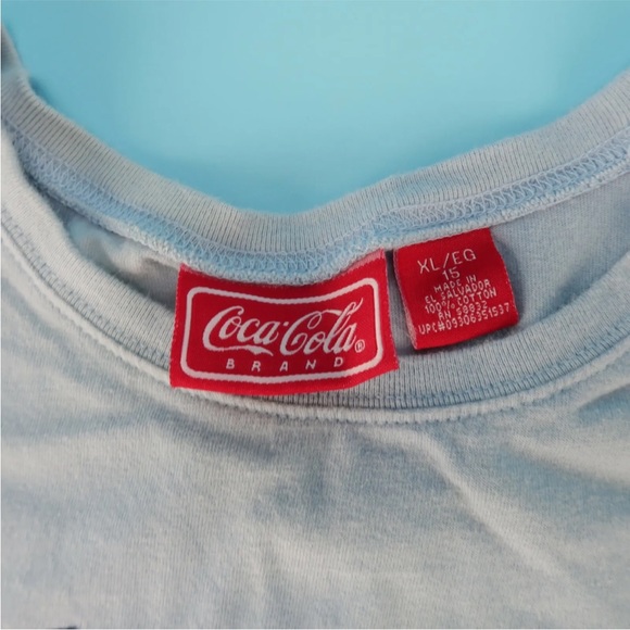 Coca Cola Brand Women’s Short Sleeve Shirt Size XL Delicious And Refreshing - Picture 4 of 4